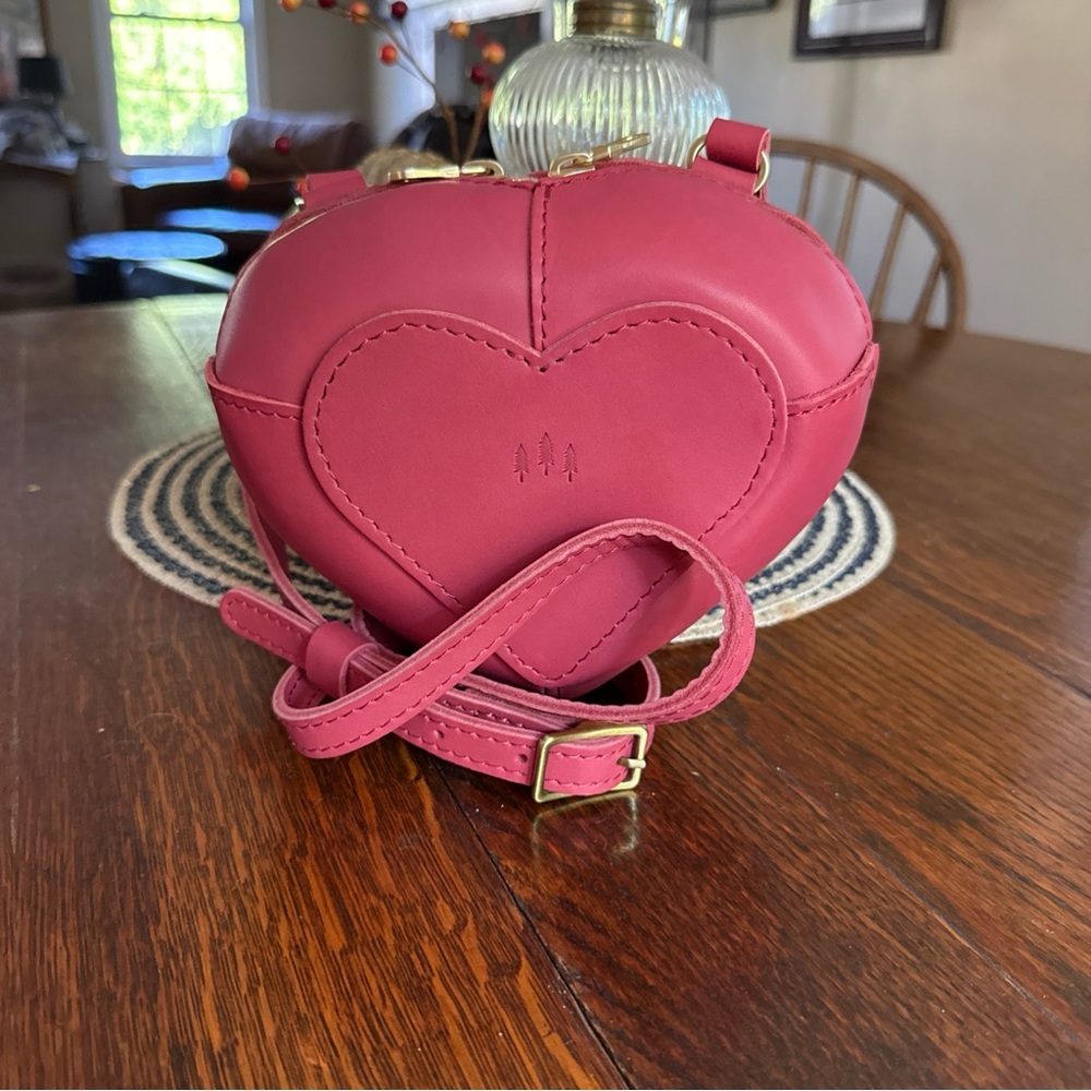 Portland Leather Goods Valentina Heart Purse